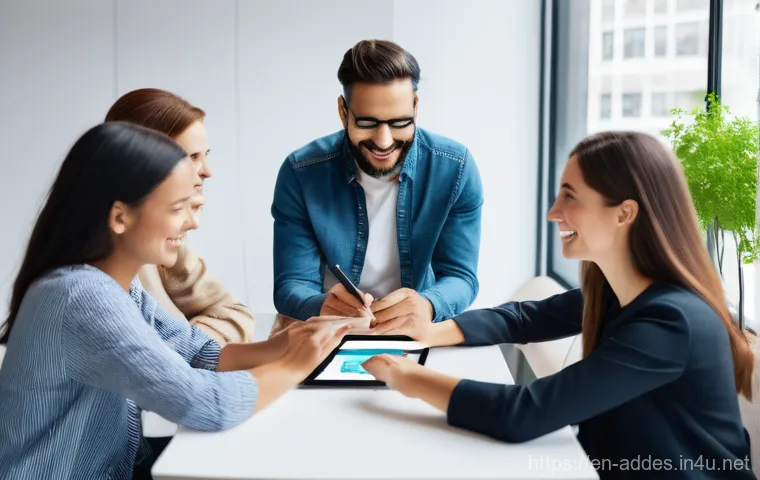 광고디자인 업무사례 - **Prompt for Blurring Lines Between Content and Ads (Native Advertising)**
    A diverse group of in...