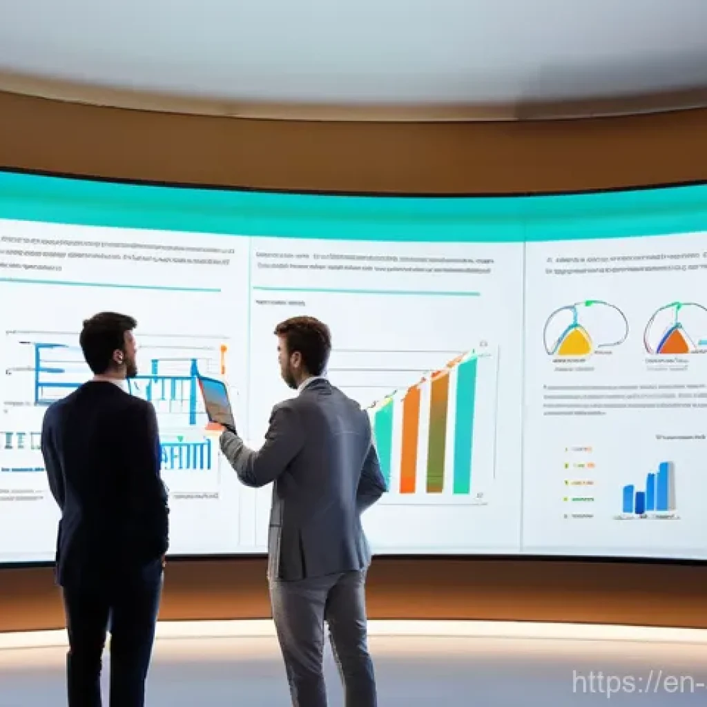 광고디자인 직무에서의 문제 해결 사례 - **Prompt: Data-Driven Empathy in Marketing**
A bright, clean image of a professional, diverse te...