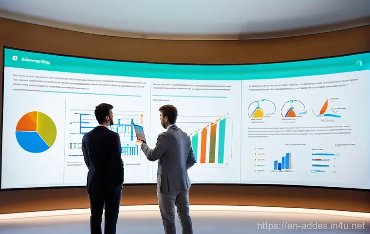 광고디자인 직무에서의 문제 해결 사례 - **Prompt: Data-Driven Empathy in Marketing**
    A bright, clean image of a professional, diverse te...